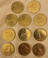 11 Souvenir Medallion Coins