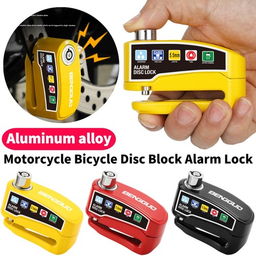 Motorbike security disc lock - security,