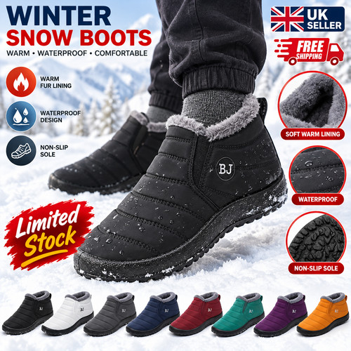 Waterproof snow ankle boots - snow,