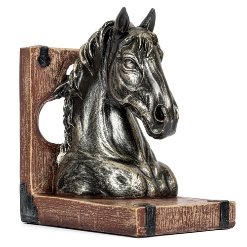 Horse head bookends - horse, –