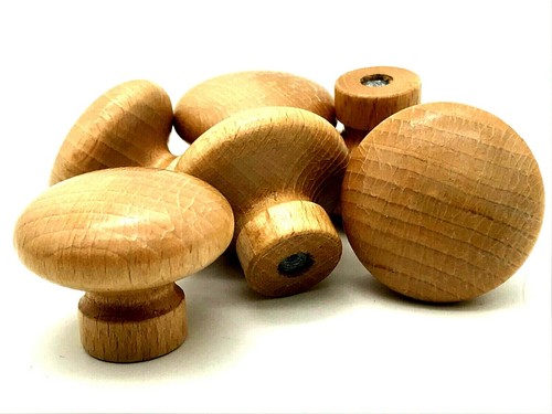 Beech knobs 40mm antiqued - beech,