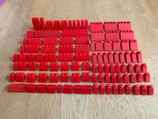 Lego 100 X Red Slope Bricks