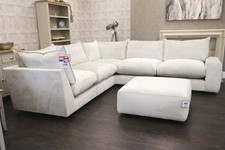 Barker & Stonehouse LEGACY – Luxury Over-Sized Sectional Corner Sofa & Stool