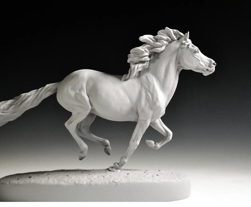Traditional artist resin model - artist,