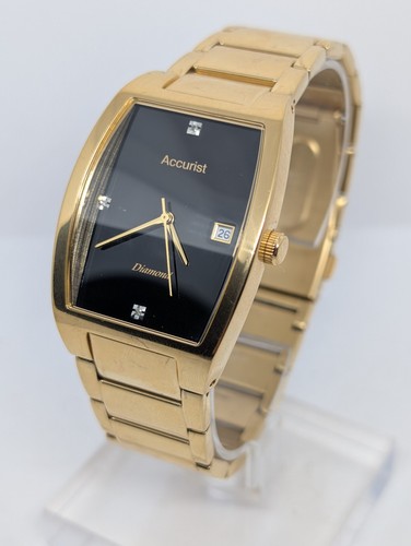 Vintage accurist gold tone - vintage, gold-tone
