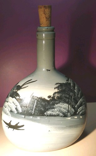 Lee glass bottle brandy - bottle,