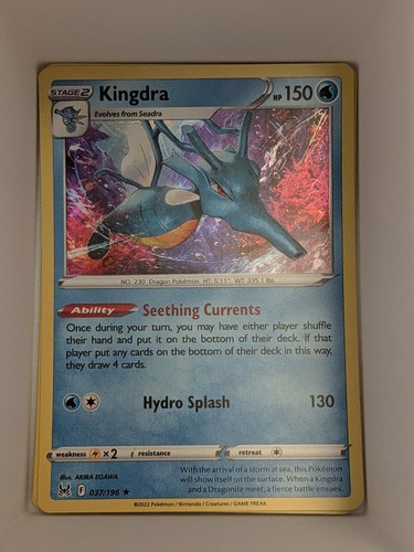 Kingdra 037 196 holo - 037/196, rare