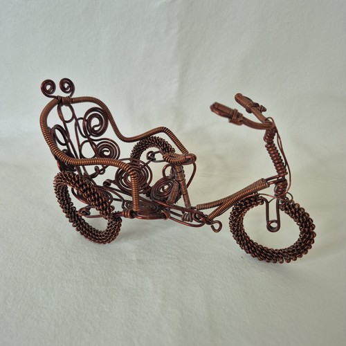 Handmade wire art tricycle - handmade,