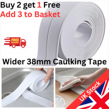 Bath Kitchen Caulk Tape Sealant Strip PVC Self Adhesive Toilet Caulking Sealing