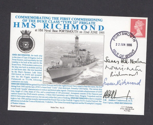 1995 commissioning hms - of,