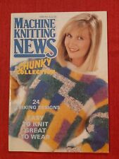 Machine Knitting News Chunky Collection Magazine -