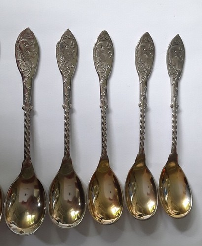 Old silver plate pheonix - old,