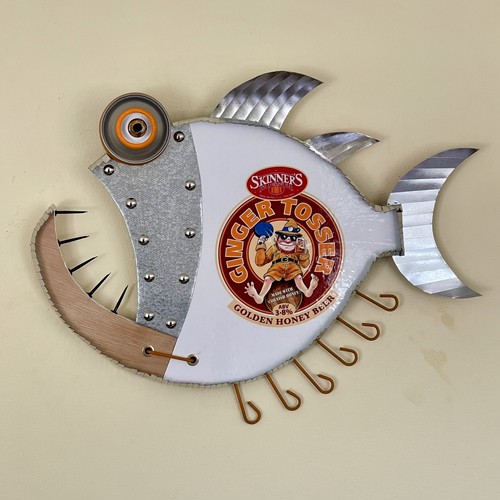 Handmade recycled wood metal - recycled, &