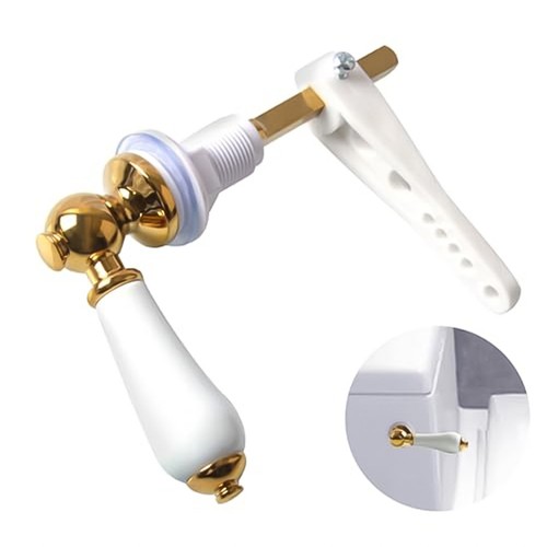 Modern victorian white - modern, toilet