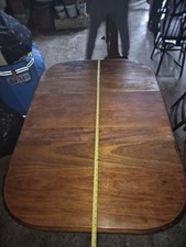 Vintage Oval Wooden Drop Leaf