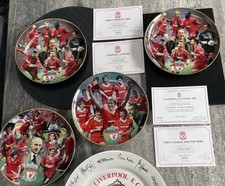 Danbury Mint Liverpool FC Vintage Plates Collection 11 LFC Collectibles, 80s