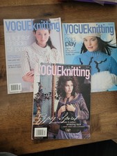 Set Of 3 VOGUE KNITTING
