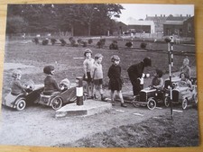 PEDAL CHILDRENS TOY CARS STREET SCENE DRIVERS PEDESTRIANS ADVERT A4 SIZE FILE 14