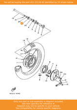YAMAHA Cover, Hub Dust