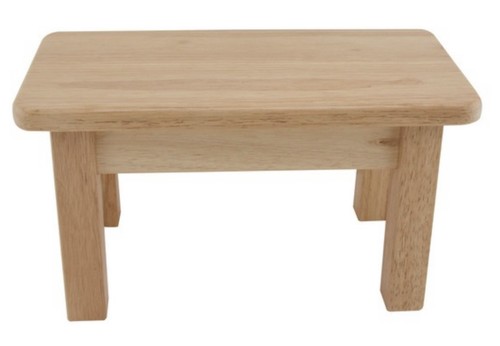 Wooden kids stool rounded - kids,