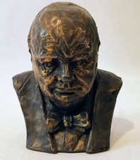 Winston Churchill Bronze Bust