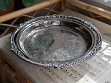 Vintage Silver Serving Tray
