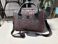IT Luggage Grey Orange Leopard