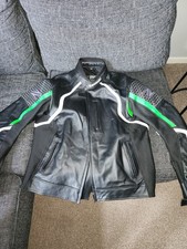 Kawasaki leather motorcycle - kawasaki,