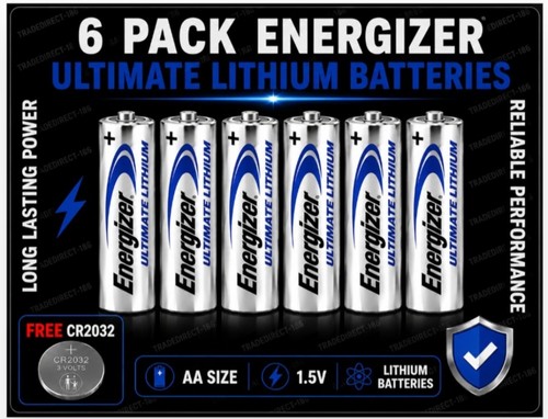 Free gift energizer - aa, +