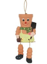 Terracotta Flower Pot Man