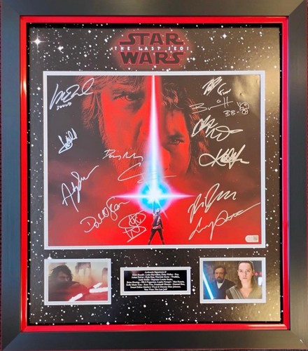 Signed star wars poster mark - star,