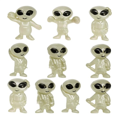 10pcs mini alien - 10pcs, glow