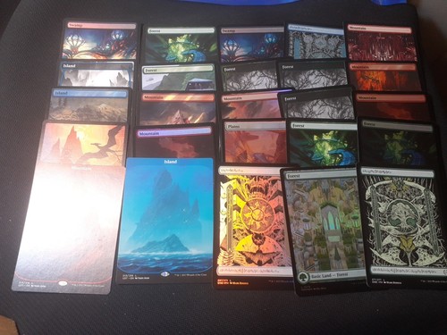 Mtg full art basic - full, land