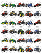 30 x Tractors Themed Edible