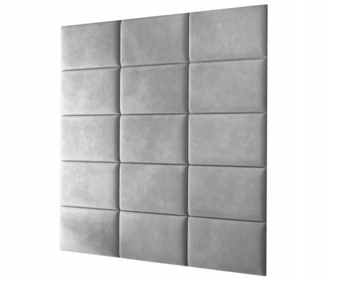 Luxury light grey velvet - grey,
