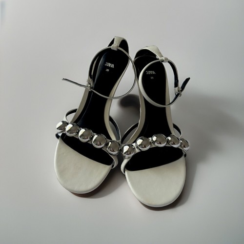 Zara white high heel - high,