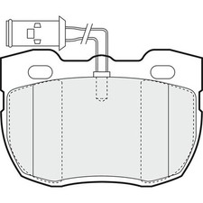 Apec Blue Brake Pads - Front