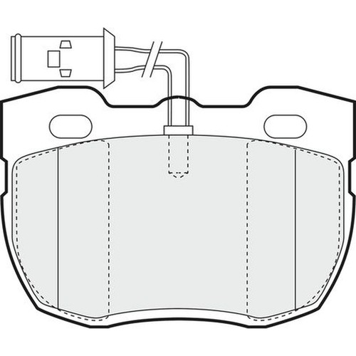Apec blue brake pads front - pads,