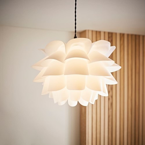 White ceiling light shade - white,