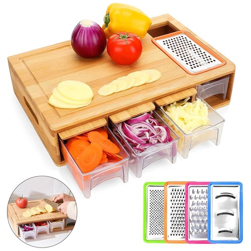 Bamboo chopping board with - bamboo,