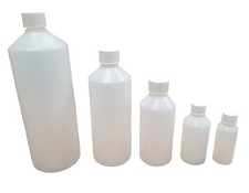 Plastic Bottles Natural HDPE