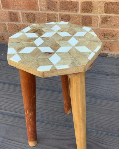 Geometric inlay wooden - geometric,