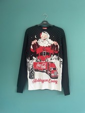 Coca-Cola Holidays are Coming Truck Christmas Jumper Men’s S (30)
