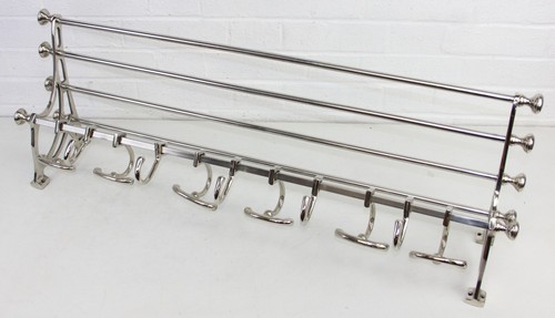 Vintage chromed metal railway - metal,