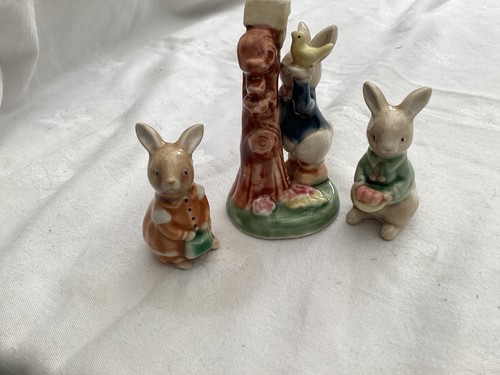Vintage ceramic rabbits - vintage,