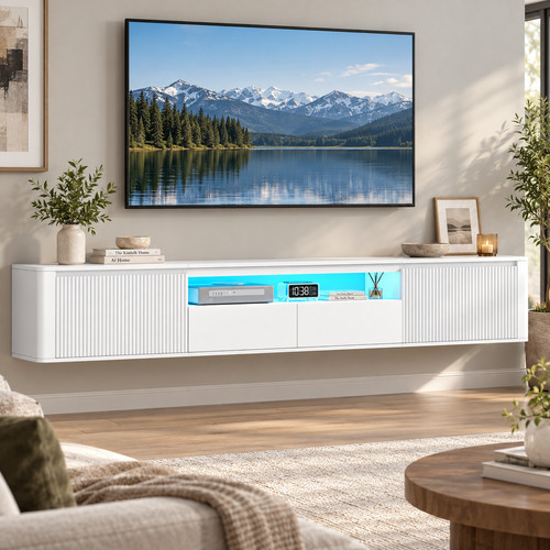 Floating stand white 180 - floating, cm