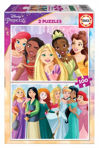 Educa 2x100pc disney princess - 2x100pc,