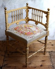 Antique French Corner Chair