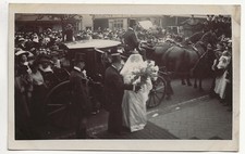 1909 RP Postcard Wedding Brierley Hill Dudley Staffordshire - A1065