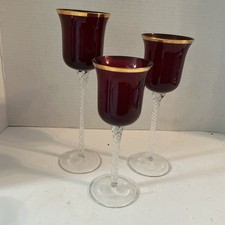 Ruby Glass Dark Red Tealight